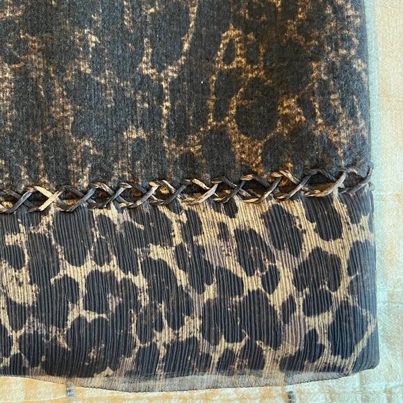 Elie Tahari Animal Print Mini Skirt | Size US 2 - Picture 5 of 7
